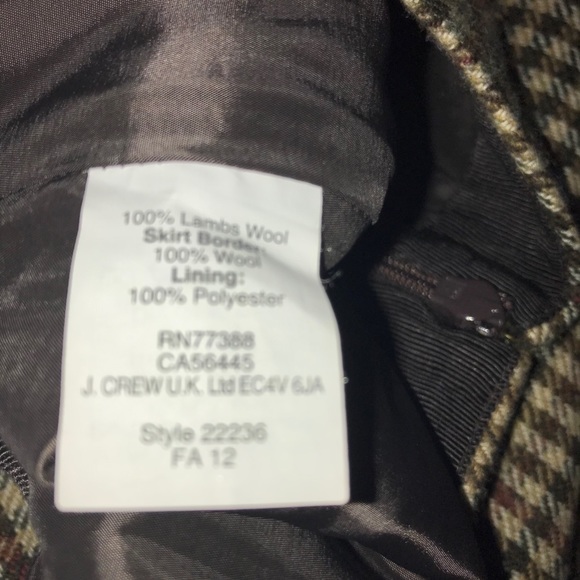 Jcrew color block houndstooth skirt - Picture 8 of 8